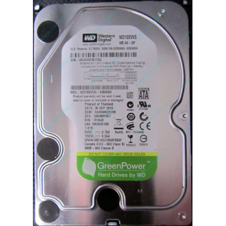 Б/У жёсткий диск 1Tb Western Digital WD10EVVS Green (WD AV-GP 1000 GB) 5400 rpm SATA (Воронеж)