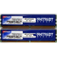 Память 1Gb (2x512Mb) DDR2 Patriot PSD251253381H pc4200 533MHz (Воронеж)